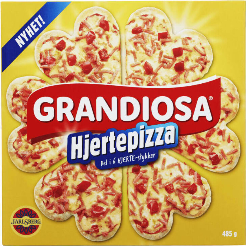 Pizza Hjertepizza 485g