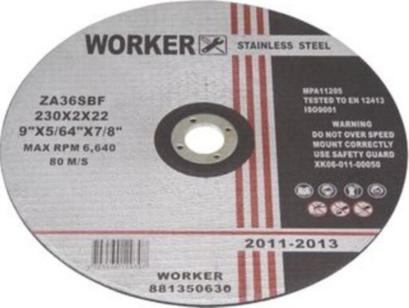 Bilde av Kappeskive Inox Ø230mm tykkelse 2,0mm - til rustfri stål