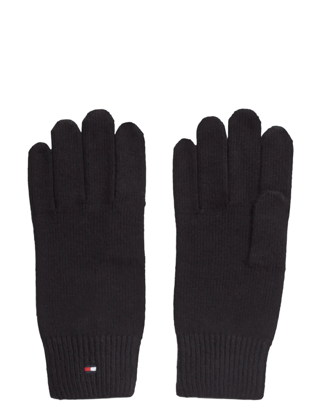 Th Flag Knit Gloves - BLACK - One Size