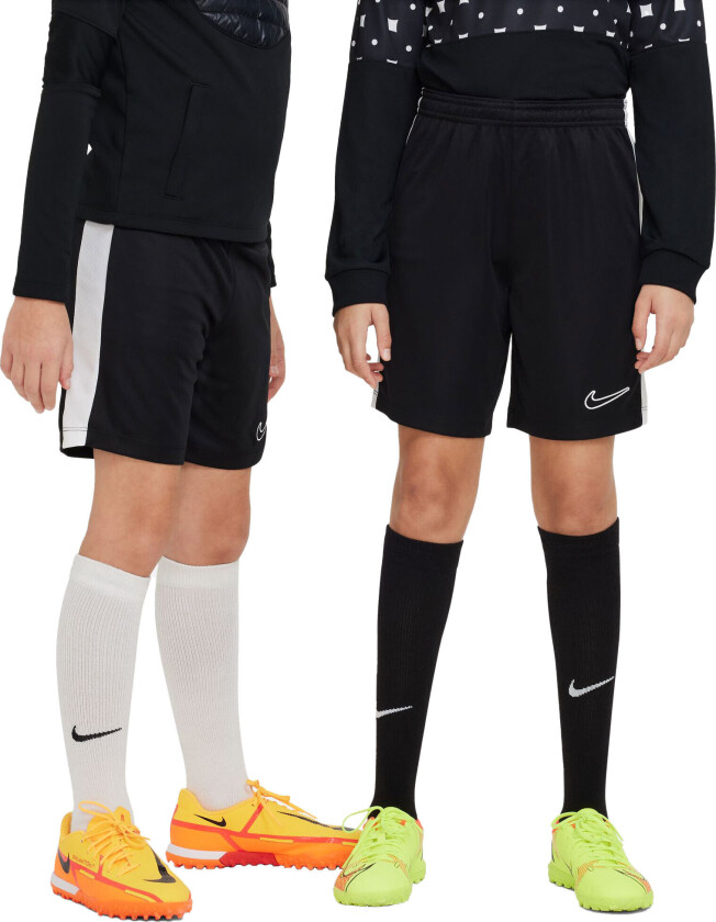 Dri-Fit Academy23 Football Shorts Junior Black/White S (8-10)