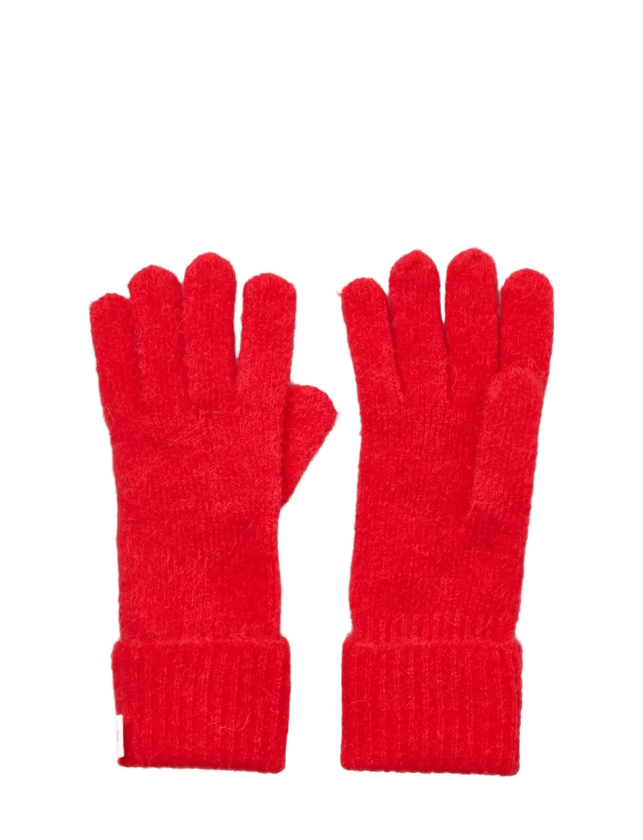 Alpaca-Wool Glove - SALSA RED - One Size