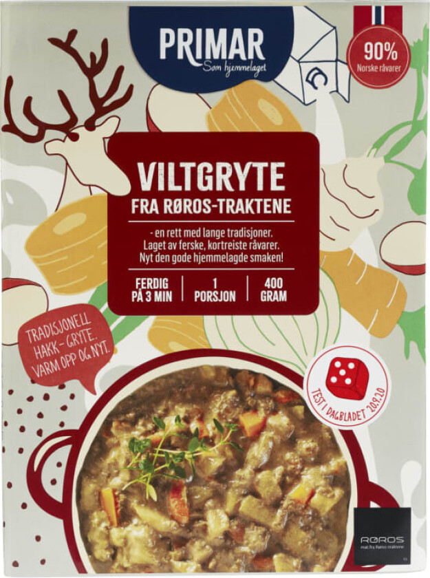 Primar Viltgryte fra Østerdalen