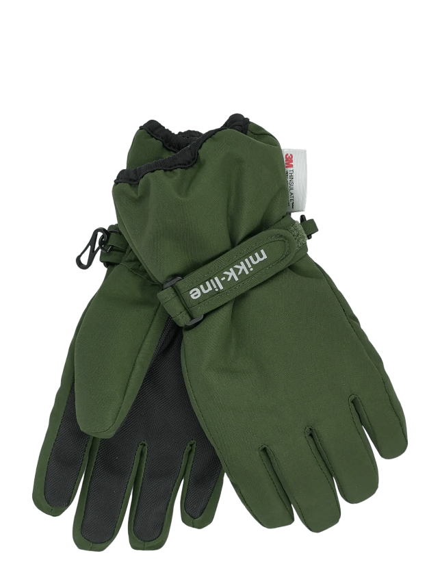 Polyester Gloves - KOMBU GREEN - 122/128