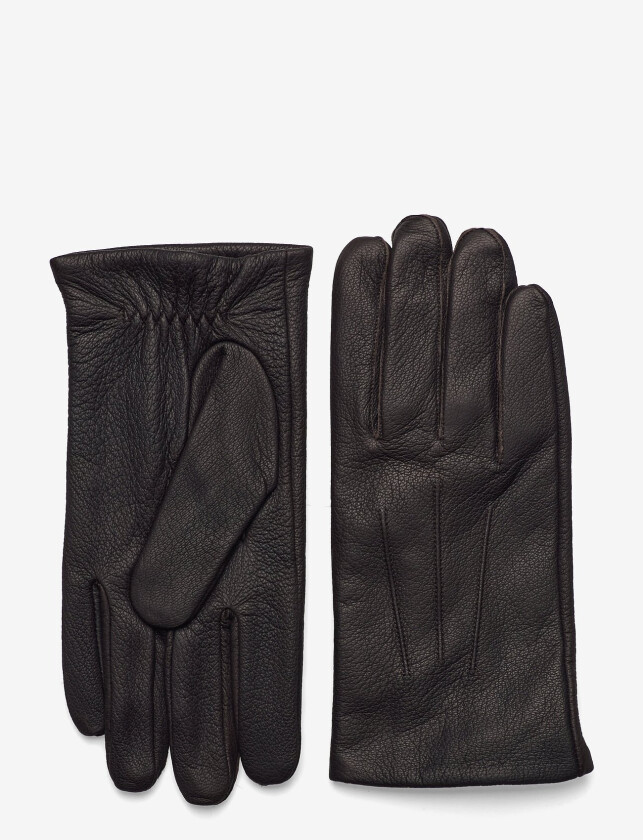 Leather Gloves - BROWN - XXL