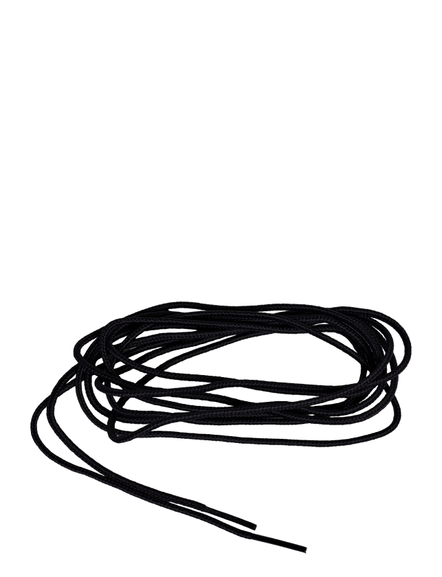 Round Nylon Laces 52In - BLACK - One Size