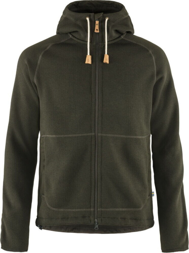 Men's Övik Fleece Hoodie S, Deep Forest
