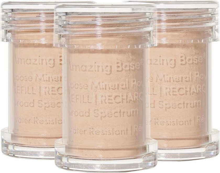 Amazing Base Refillable Brush Amber 3 Pack Refills