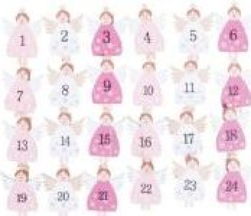 Adventskalender MFP papir Treklips, engler 8886380