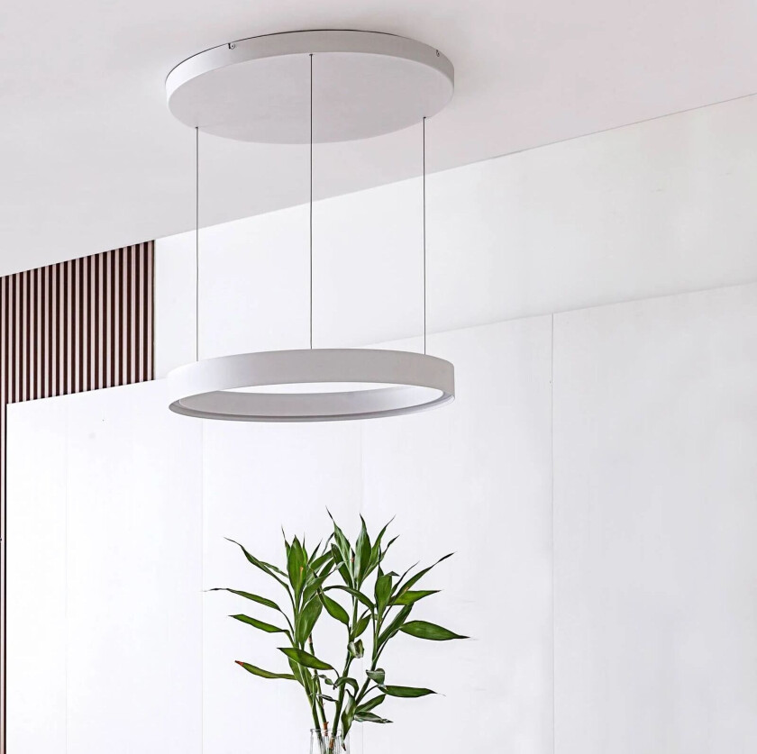 Philine LED-hengelampe Ø 60 cm hvit