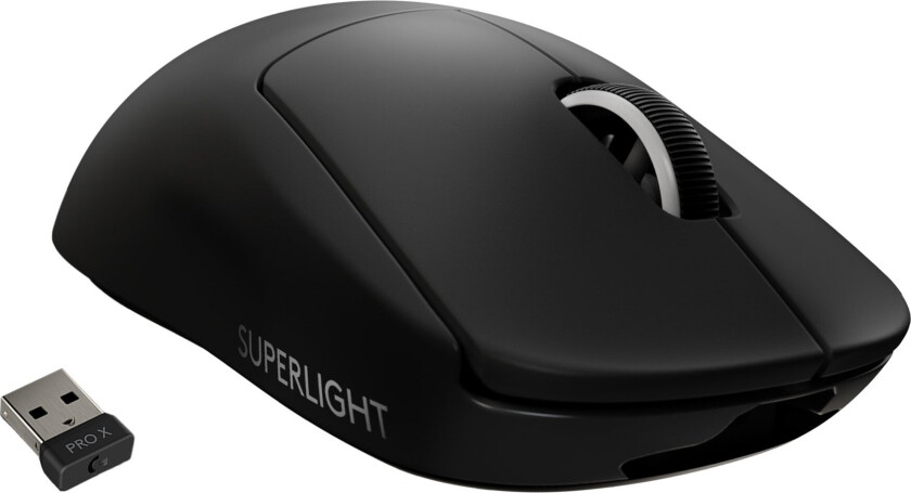 G Pro X Superlight Wireless Gaming Mus - Svart