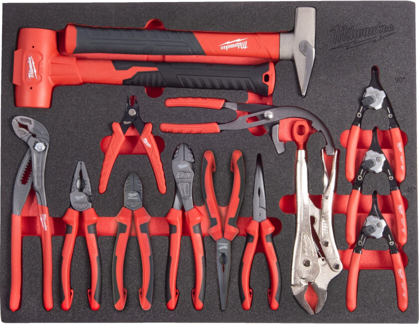 4932500760 Tangsett med hammer, 14 deler