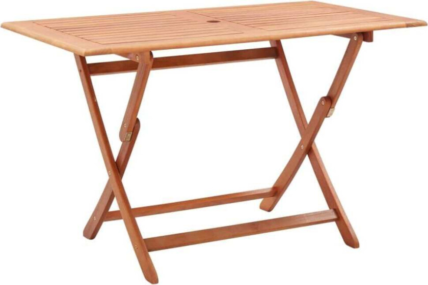 Sammenleggbart hagebord 120x70x75 cm heltre eukalyptus