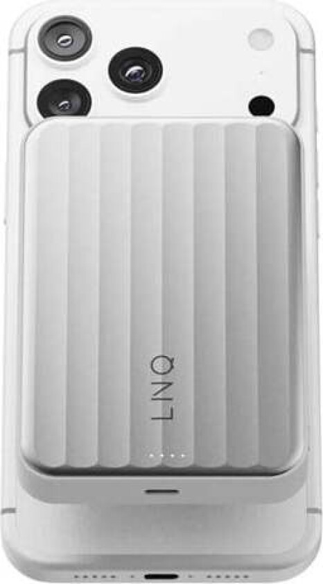 Magnetic Wireless QI2.2 Power Bank 25W - Silver - 10000 mAh