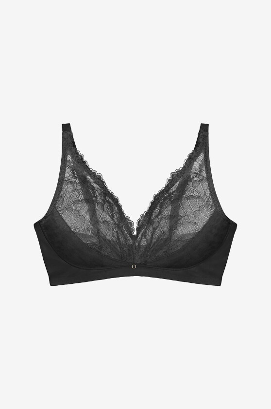 Triangel-bh Love in Lace N02 - Svart