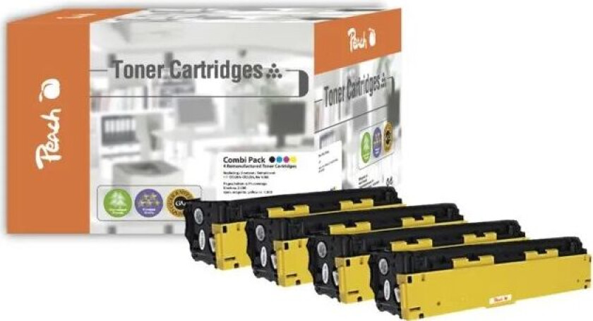 Toner tilsvarer HP 128A 4-pk.