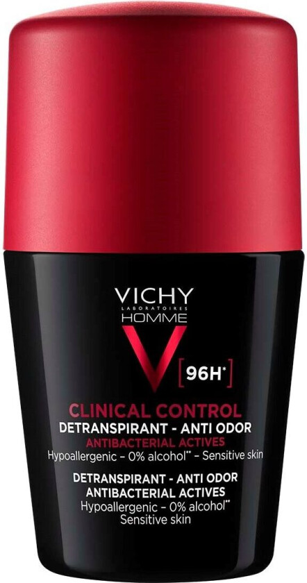 VICHY Homme Clinical Control 96hr Roll-on Antiperspirant 50 ml 50 ml