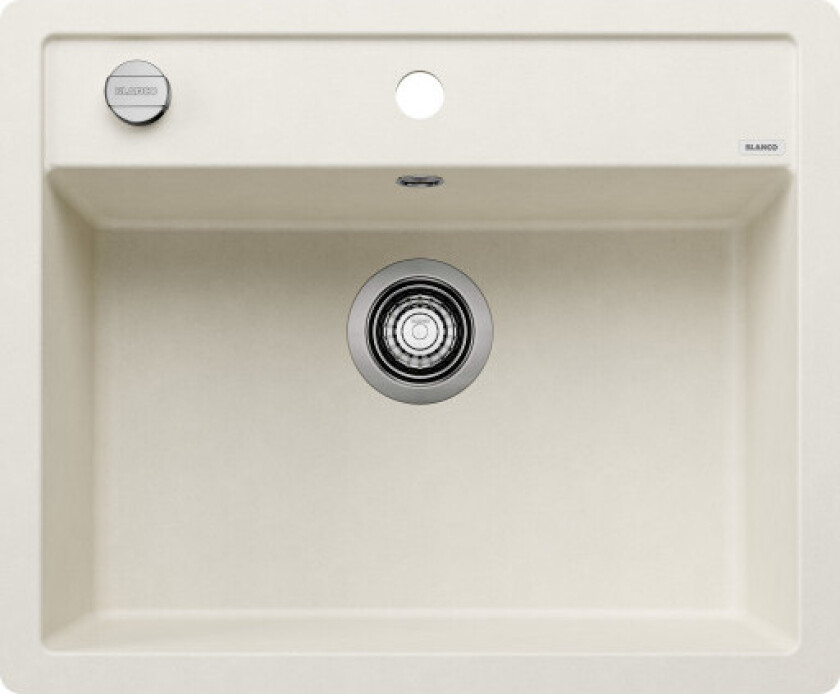 Dalago 6-F MX kjøkkenvask, 60,5x50 cm, hvit