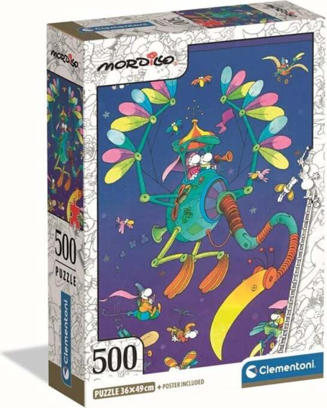 Puzzle HQC Mordillo the Journey 500 pieces 2D Puslespill
