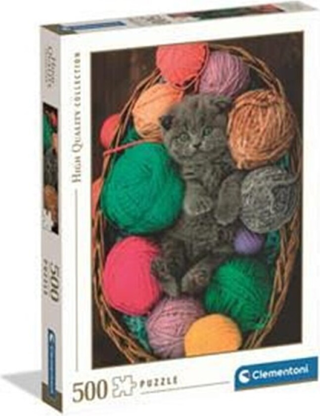 Puzzle HQC Fluffy Kitten 2026 500 pieces 2D Puslespill