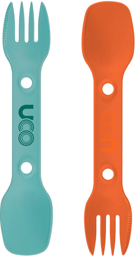 Utility Spork 2-Pack with Cord Tealemborg OneSize, Tealemborg