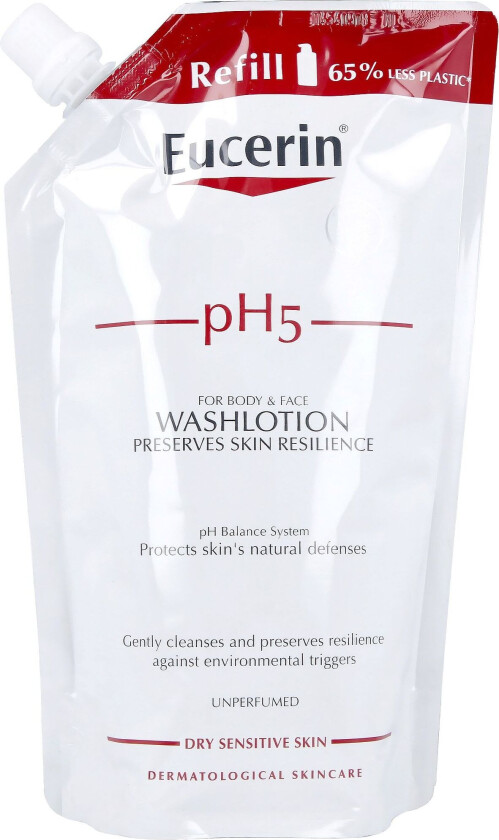pH5 Washlotion Refill Uparfymert 400 ml