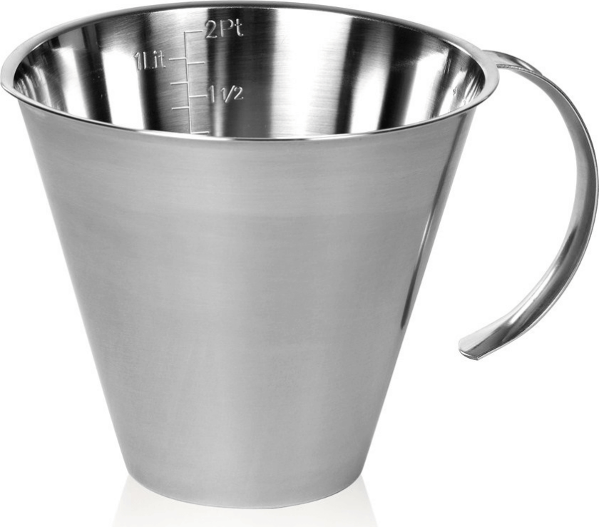-Measuring jug - Stainless steel - 1 liter (141007)
