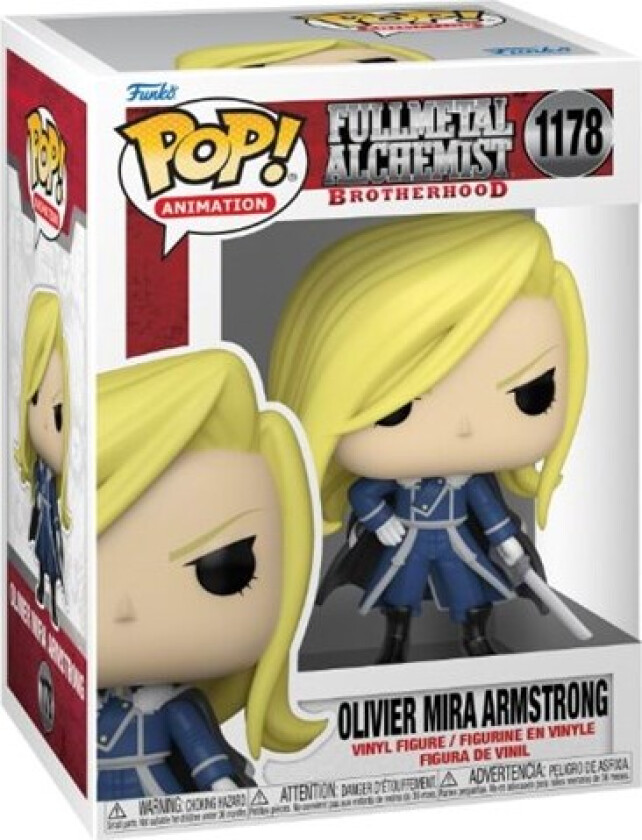 ! POP Vinyl Fullmetal Alk Olivier Armstrong