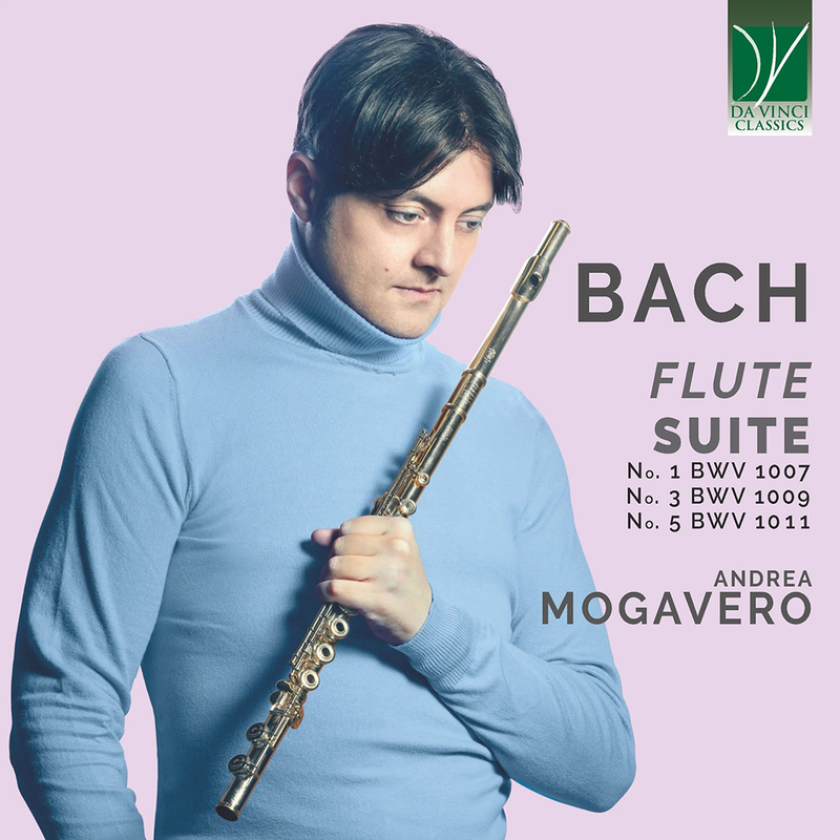 Andrea Mogavero Johann Sebastian Bach: Suites Nos. 1. 3 & 5 (Arranged For Flute) CD