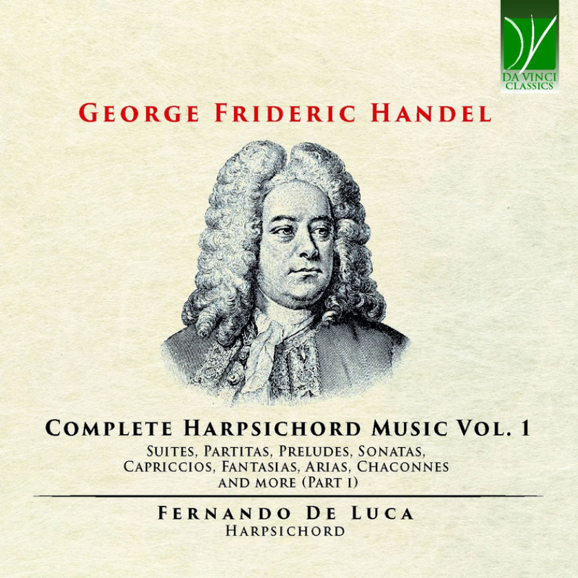 Fernando De Luca Handel: Complete Harpsichord Music Vol. 1 CD