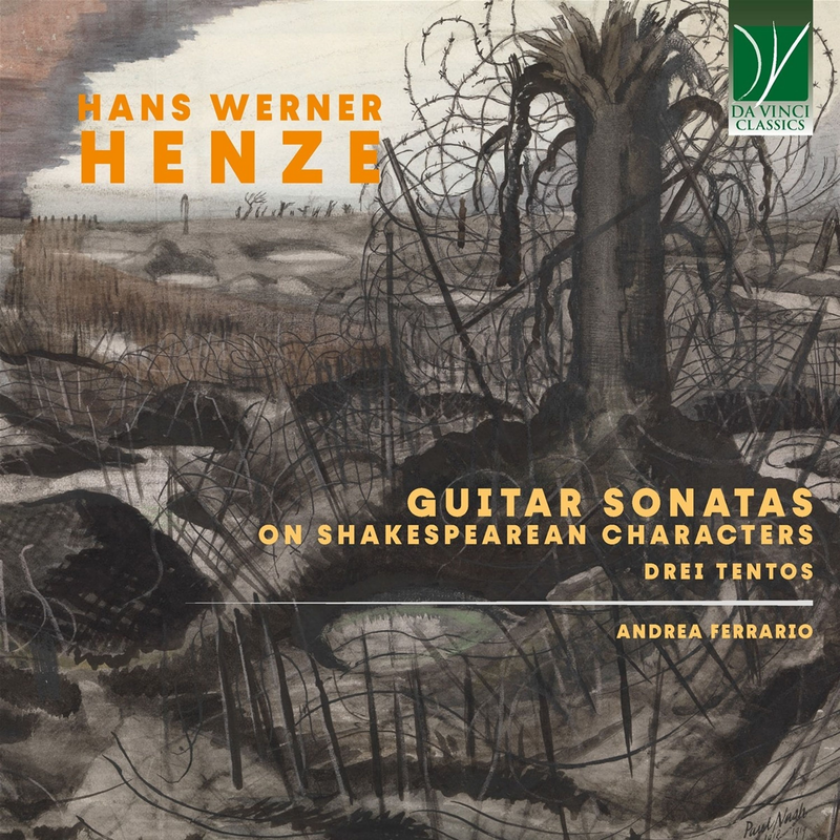 Andrea Ferrario Hans Werner Henze: Sonatas On Shakespearean Characters. Drei Tent CD