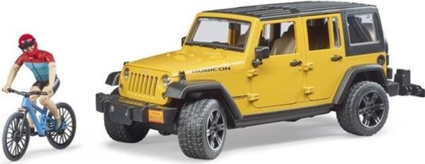 Jeep Wrangler m/Syklist Og Sykkel