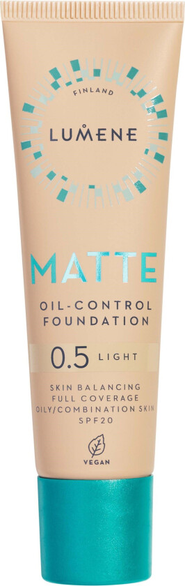 Matte Oil-Control Foundation SPF20 0.5 Light