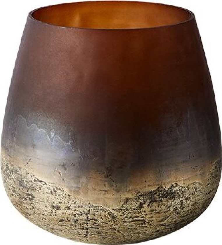 MUUBS Lana vase Ø15x15 cm Brown-gold