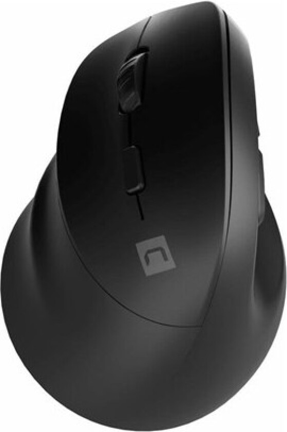 CRAKE 2 - vertical mouse - 2.4 GHz Bluetooth 5.0 - black - Vertical mouse - Optisk - 6 - Svart