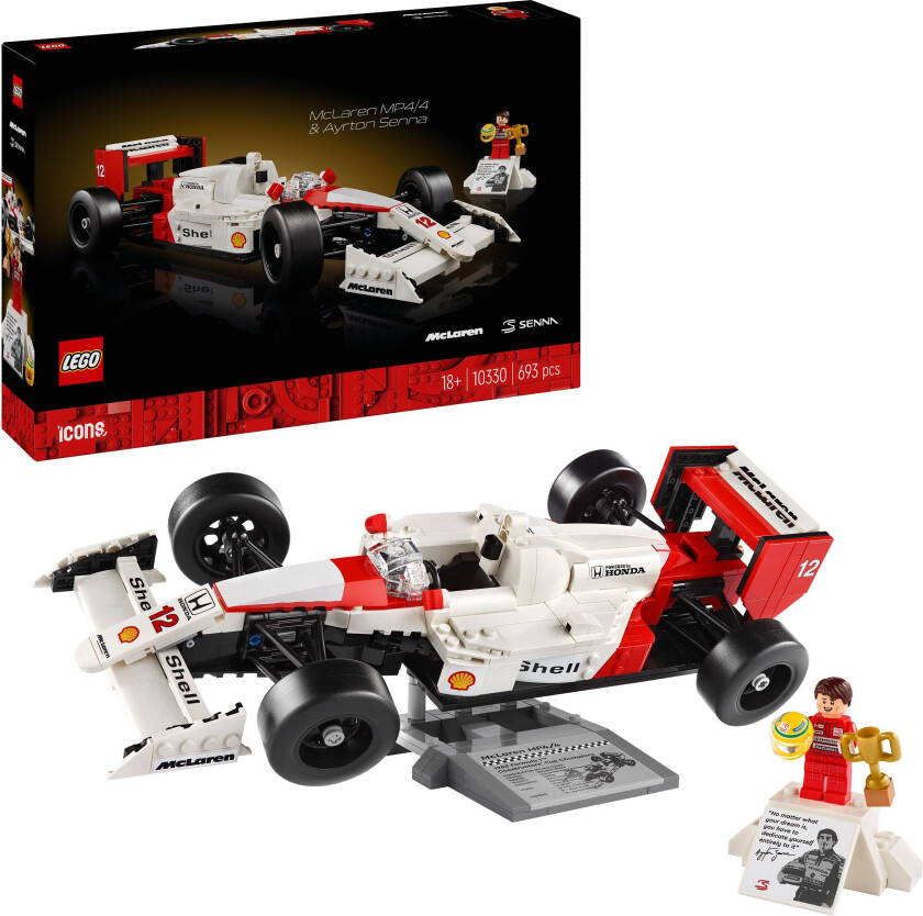 Icons 10330 McLaren MP4/4 og Ayrton Senna