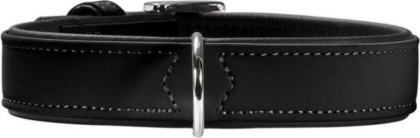 Hundehalsbånd Hunter Softie Black (36-44 cm)