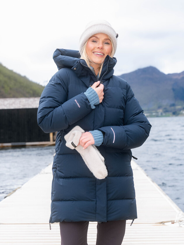 Mode Caya Dunparkas - Blå - Dame - Jakker - Vinterjakker