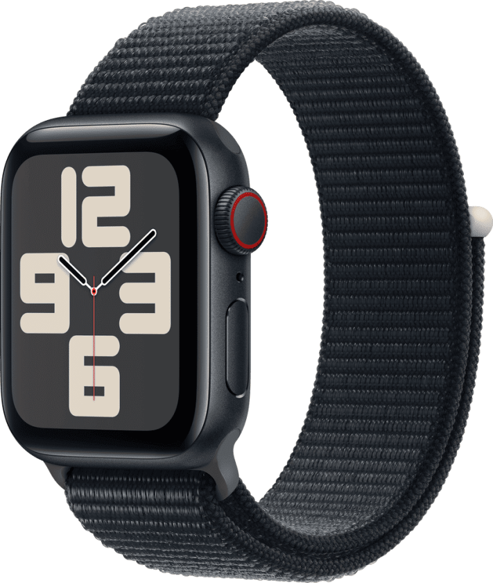 Watch SE 2nd Gen GPS + Cellular 40mm - Midnight Aluminium Case with Midnight Sport Loop