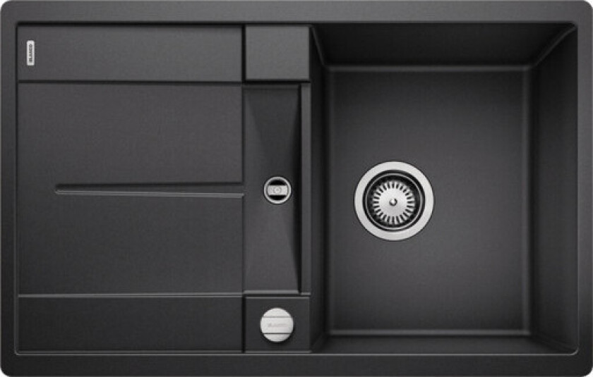 Metra 45 S-F kjøkkenvask, 77x49 cm, antrasitt