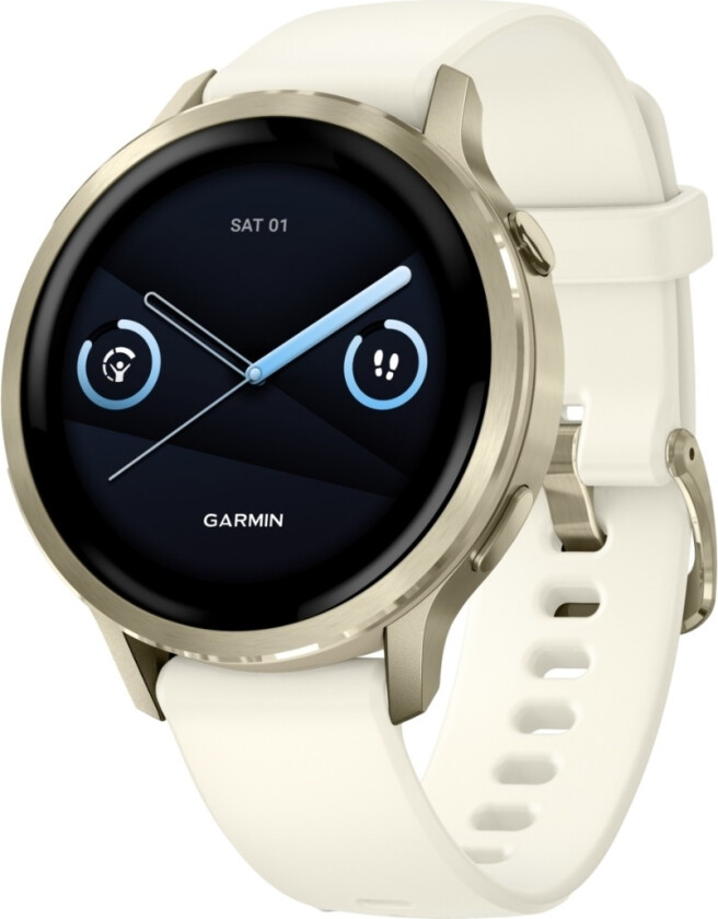 Venu 4 - 41 mm, Smartwatch, Lunar Gold W/ Bone Band
