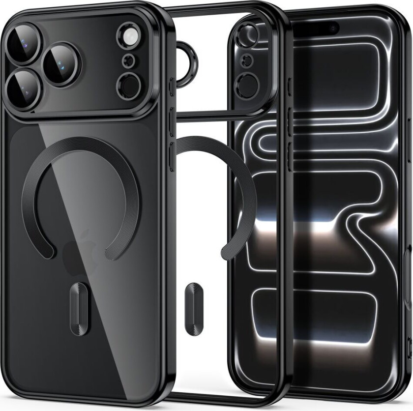 MagFlex-etui til iPhone 18 Pro / 17 Pro – svart