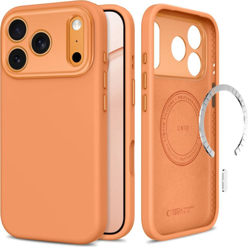 Uniq MagSafe CC-etui til iPhone 18 Pro Max / 17 Pro Max – Oransje