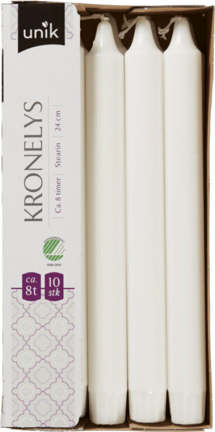 Kronelys Hvit