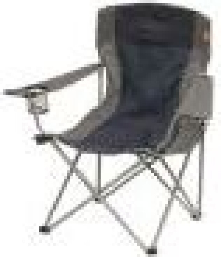 480044, 110 kg, Campingstol, 4 ben, 2,3 kg, PVC, Polyester, Blå, Grå