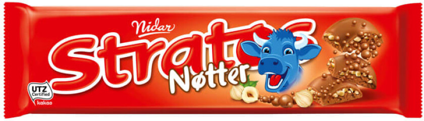 Nidar Stratos Nøtter Storplate 155g