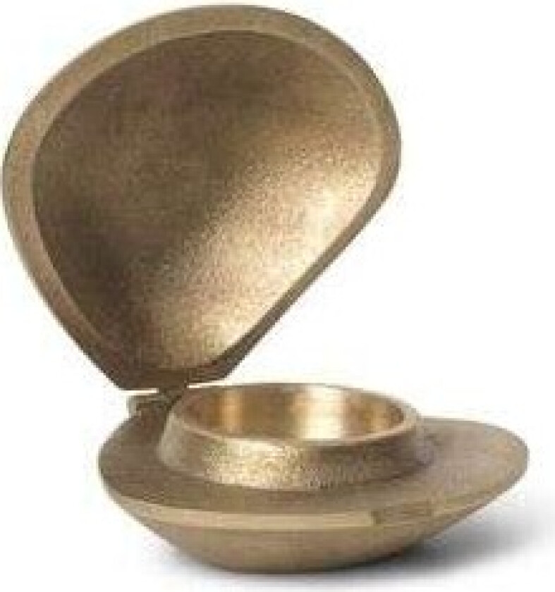 Bilde av Ferm Living Clam Candle Holder Brass