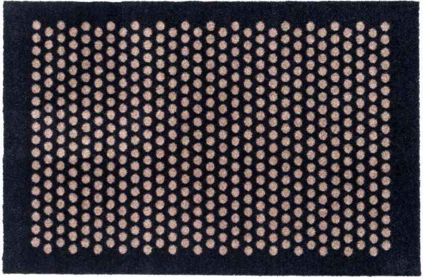 tica copenhagen Dot dørmatte Black-sand, 60 x 90 cm