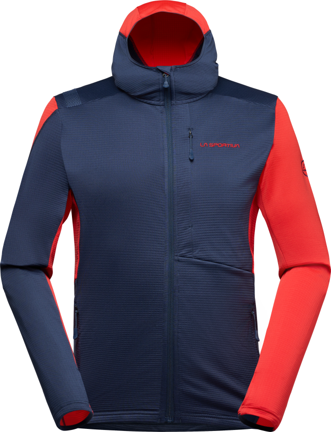 La Sportiva Men's Chill Thermal Hoody Night Sky/Mountain Red