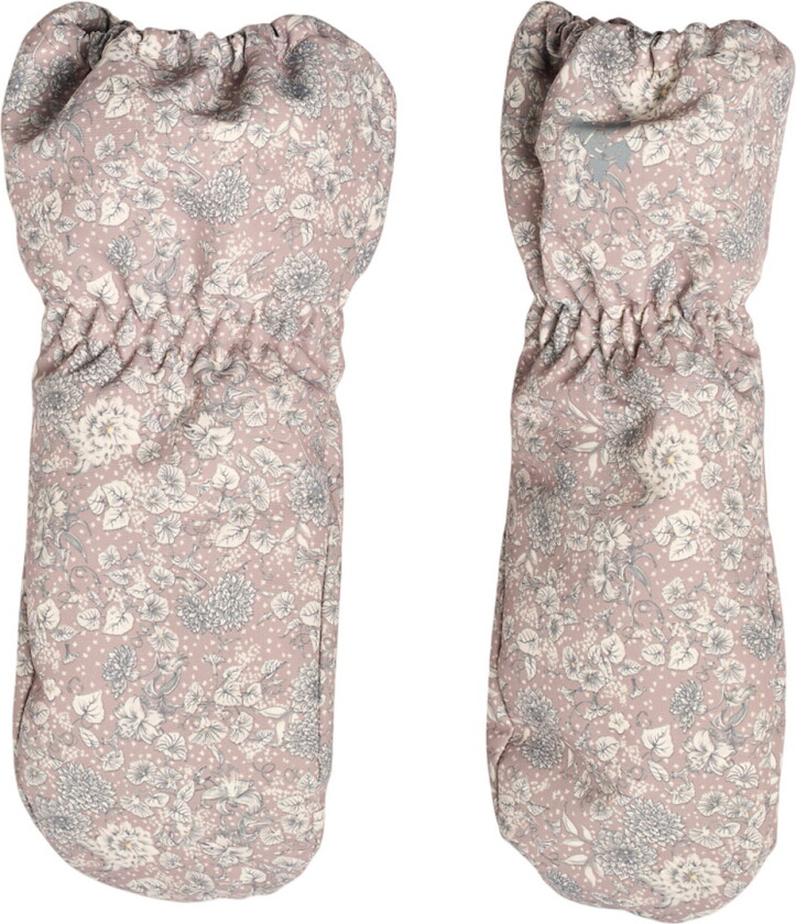Votter - Monta - Dry Rose Blomster - - 6-8 år (116-128) - Votter