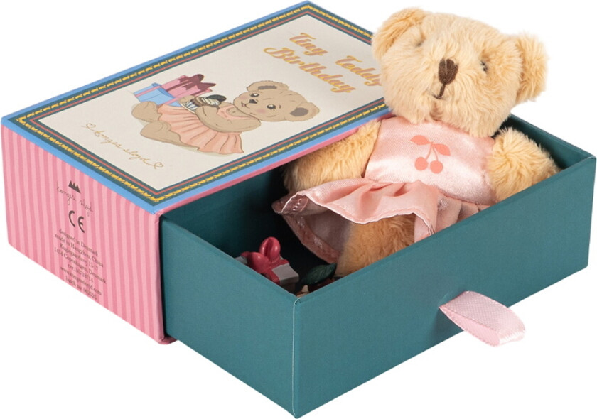 Tiny Teddy - Bursdag - - OneSize - Kosedyr